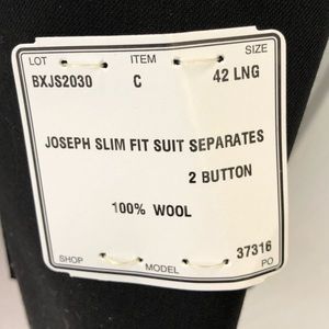 Jos. A. Bank Suit.  42L.  Black Two Button.